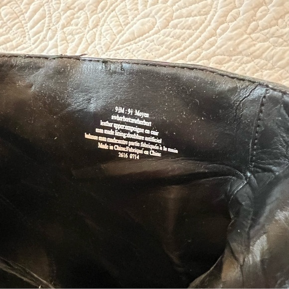 Nine West - Ankle Boots leather Black size 9.5M - Picture 3 of 4